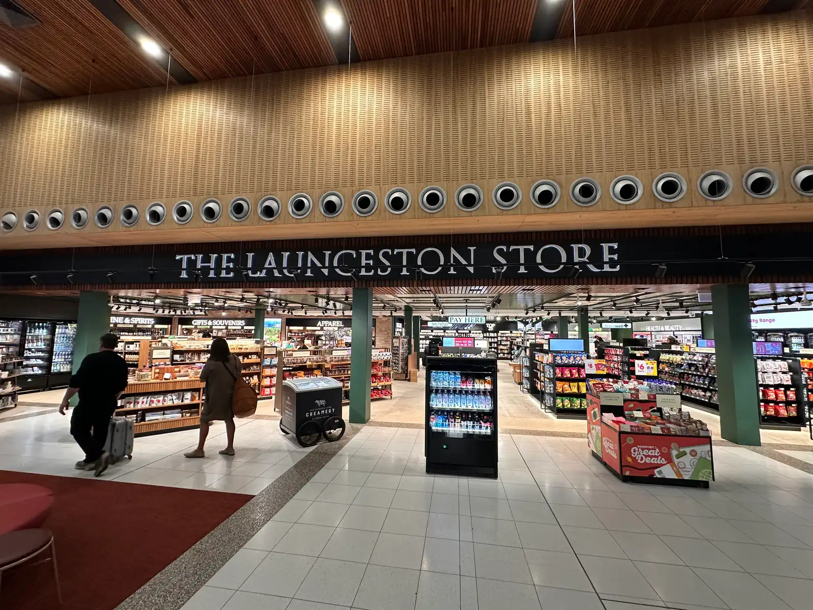 The Launceston Store retail outlet at Launceston Airport, Tasmania