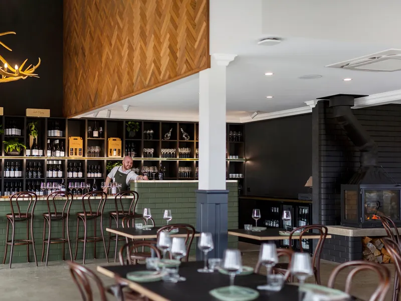 Heywood at Nick O'Leary winery in ACT