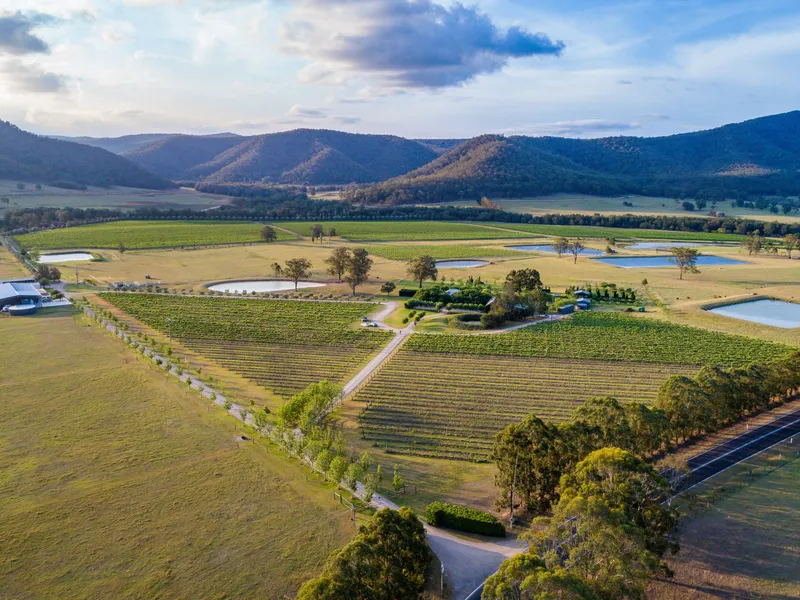 Krinklewood Biodynamic Vineyard winery in Broke, NSW