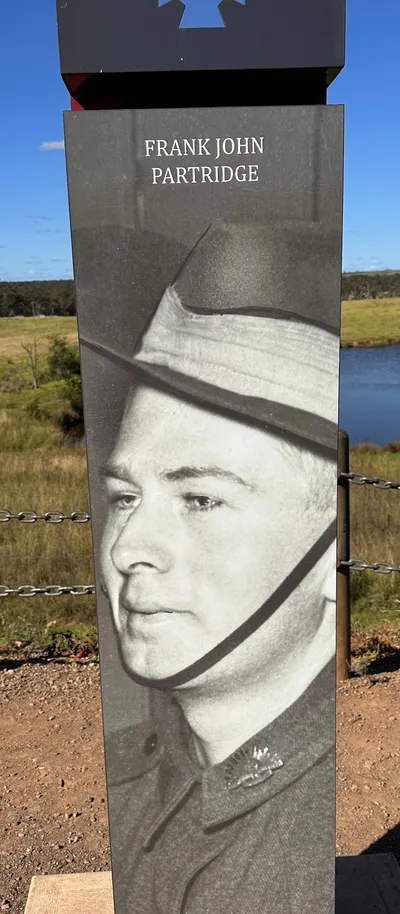 Private Frank John Partridge VC memorial