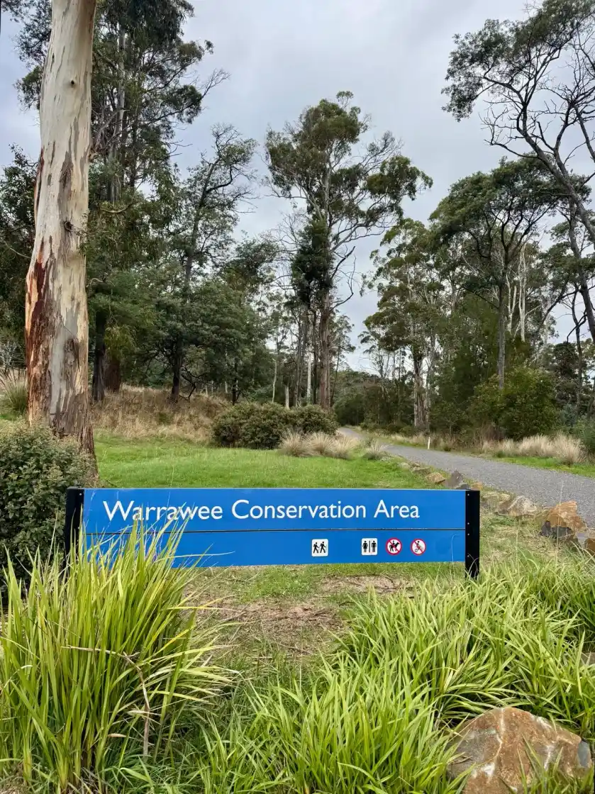 Warrawee Conservation Area entrance sign